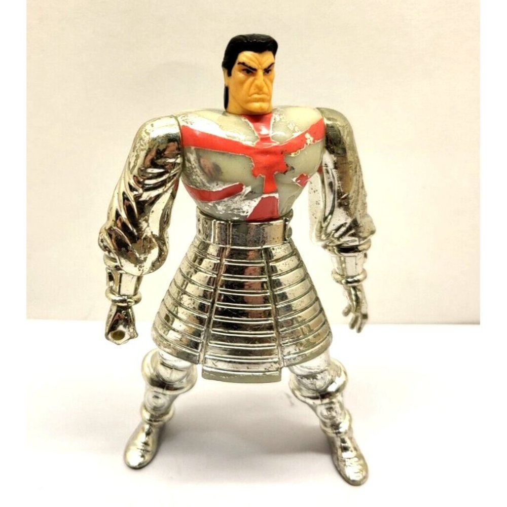 Vintage 1994 X-Men SILVER SAMURAI Toy Biz Action Figure Marvel Comics (T12)